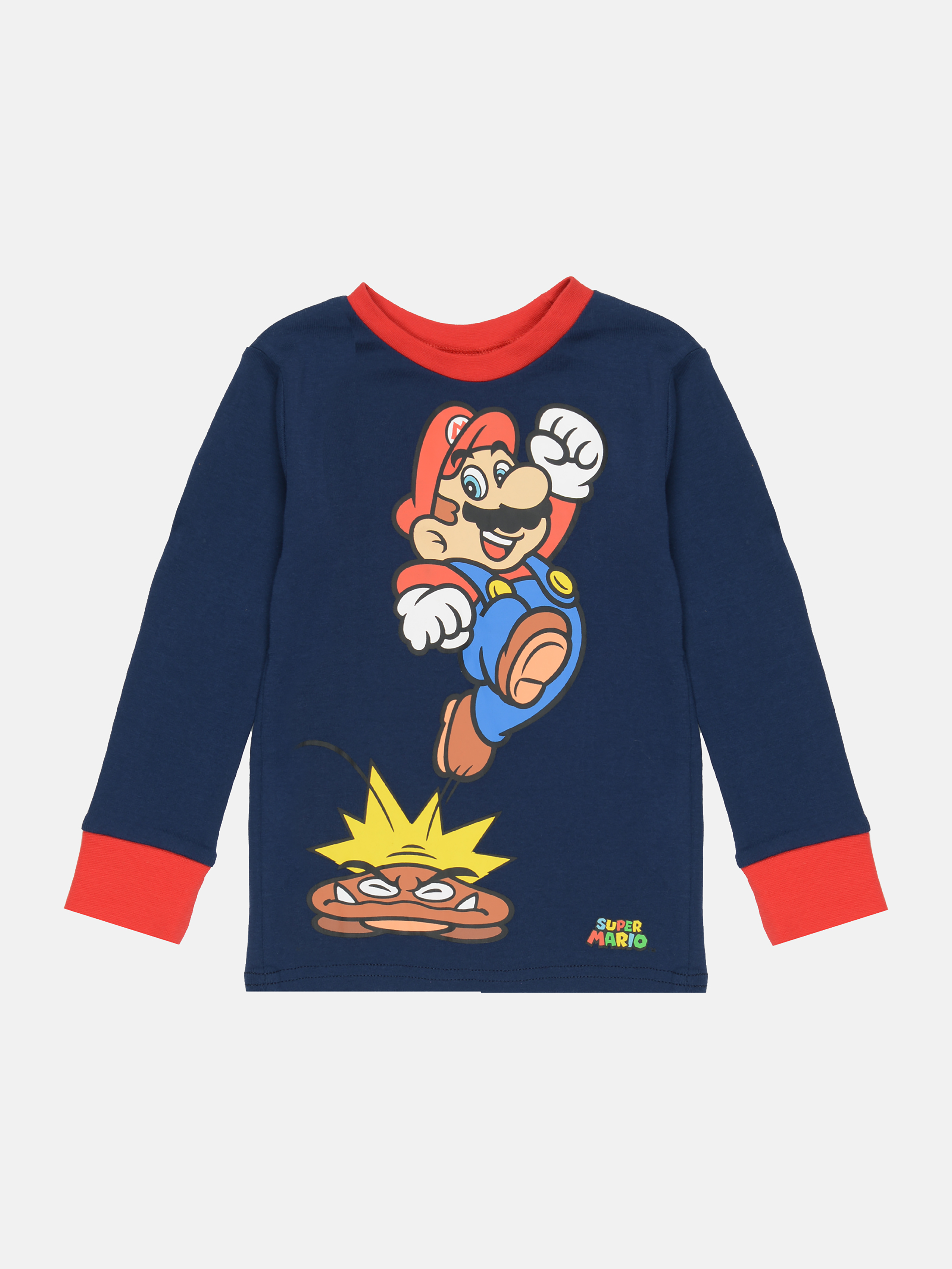 

Футболка с длинными рукавами пижамная H&M Mario 1702-5819629 98-104 см Темно-синий/Mario (hm04233714677)