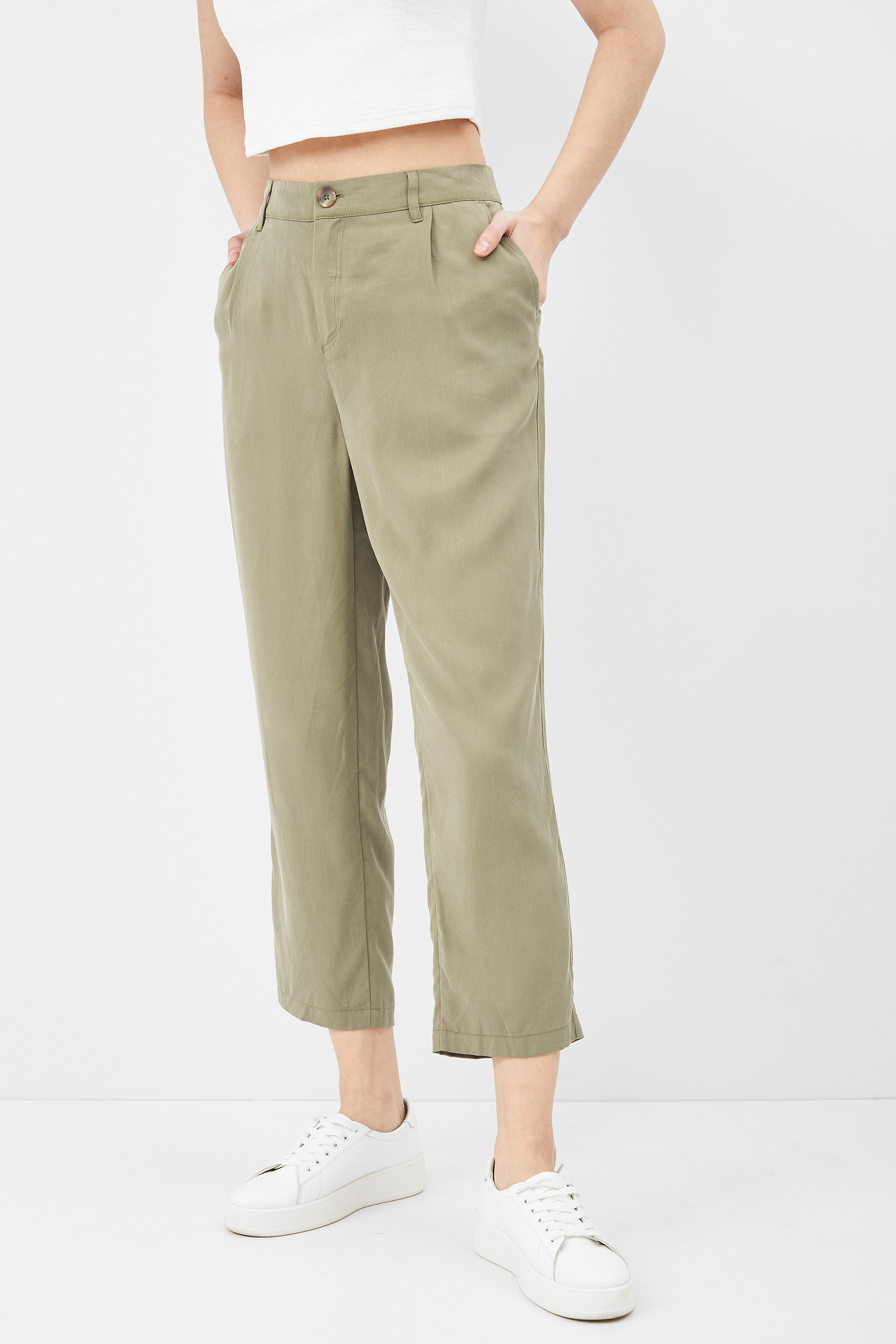

Брюки H&M KK0312326 38 Хаки