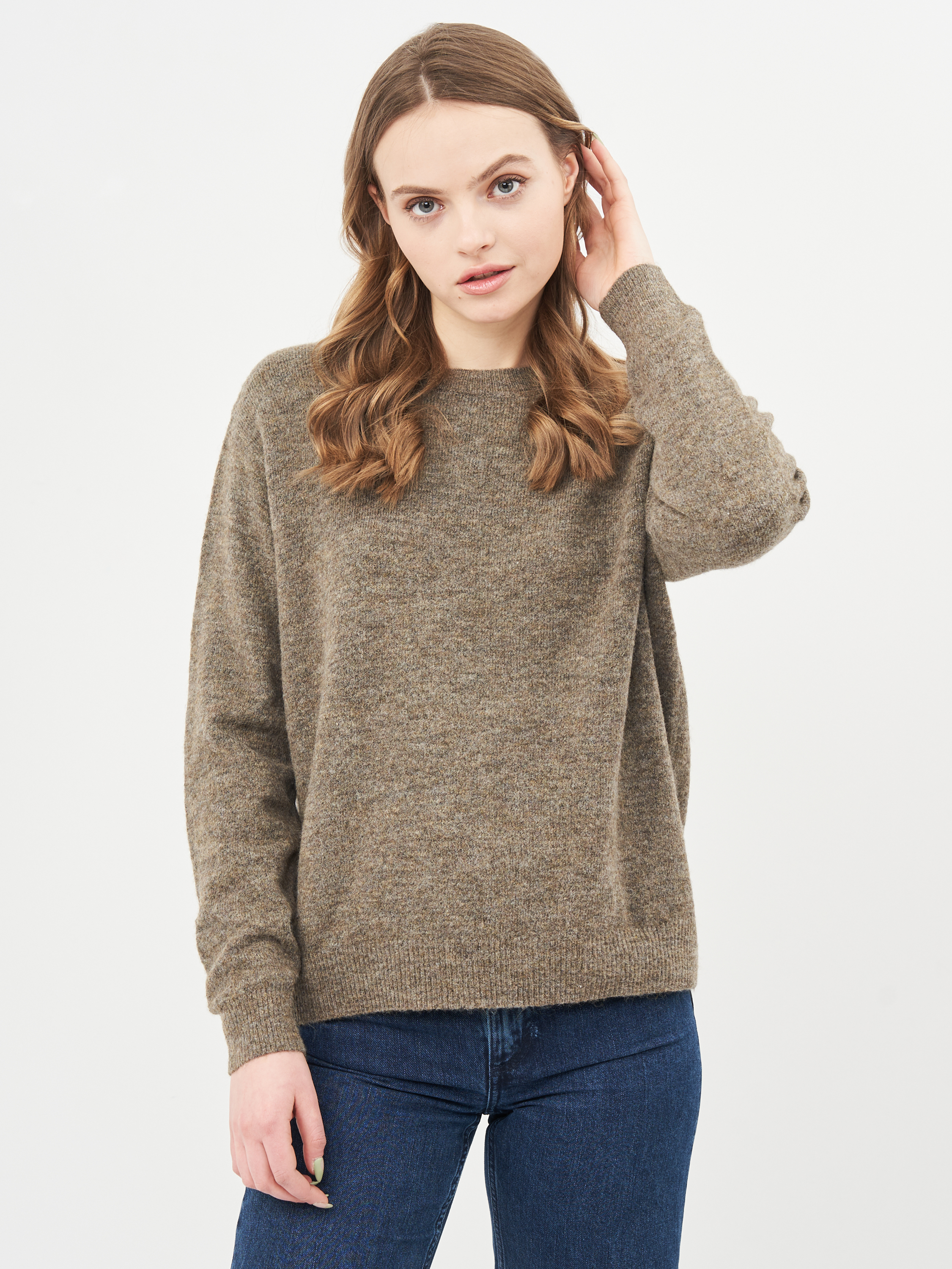 

Джемпер H&M KK6932420 S Темно-коричневый