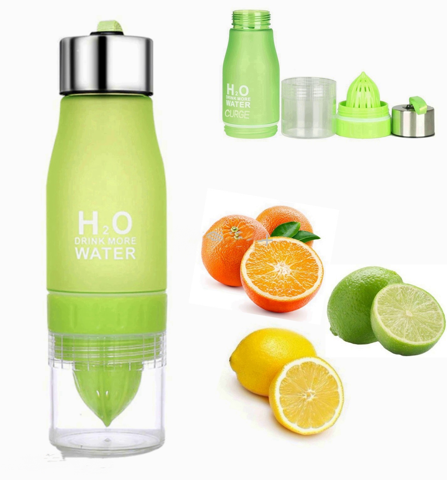 

Бутылка соковыжималка для воды и напитков с фруктами 650 мл H2O Water Bottle (148864251)
