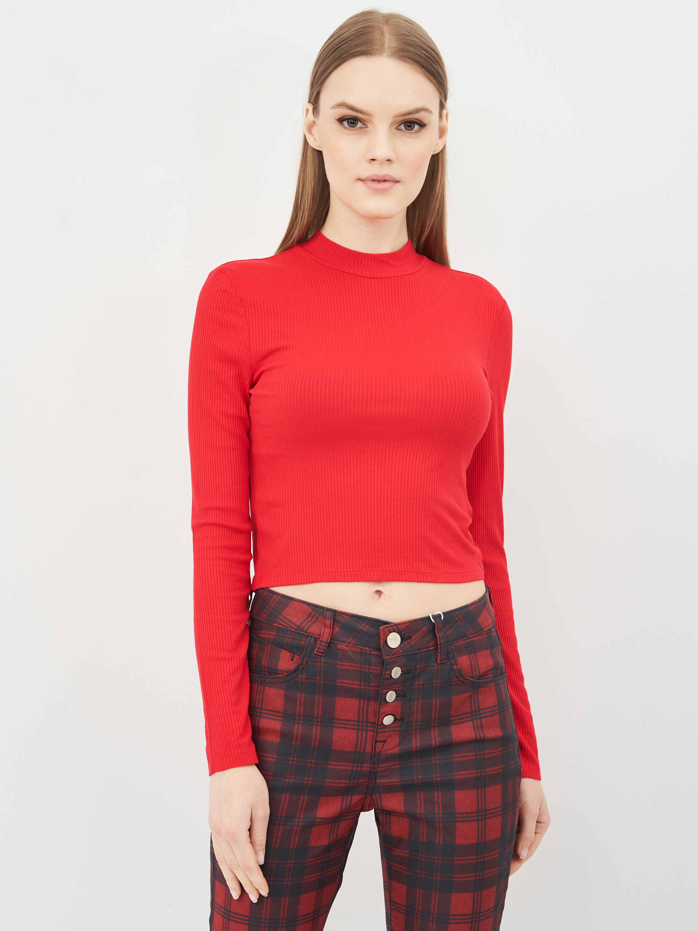 

Лонгслив H&M KK4587821 S Красный