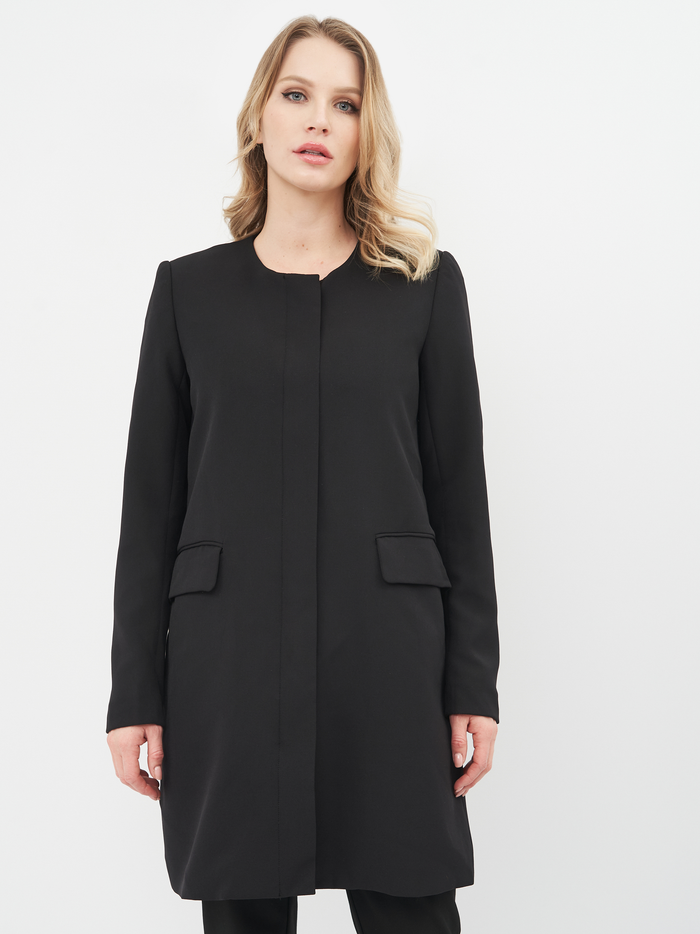 

Пальто H&M KK2291662 38 Черное