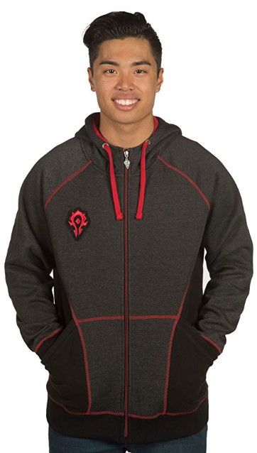 

Толстовка JINX World of Warcraft Zip-Up Hoodie - Horde Classic Premium, XS