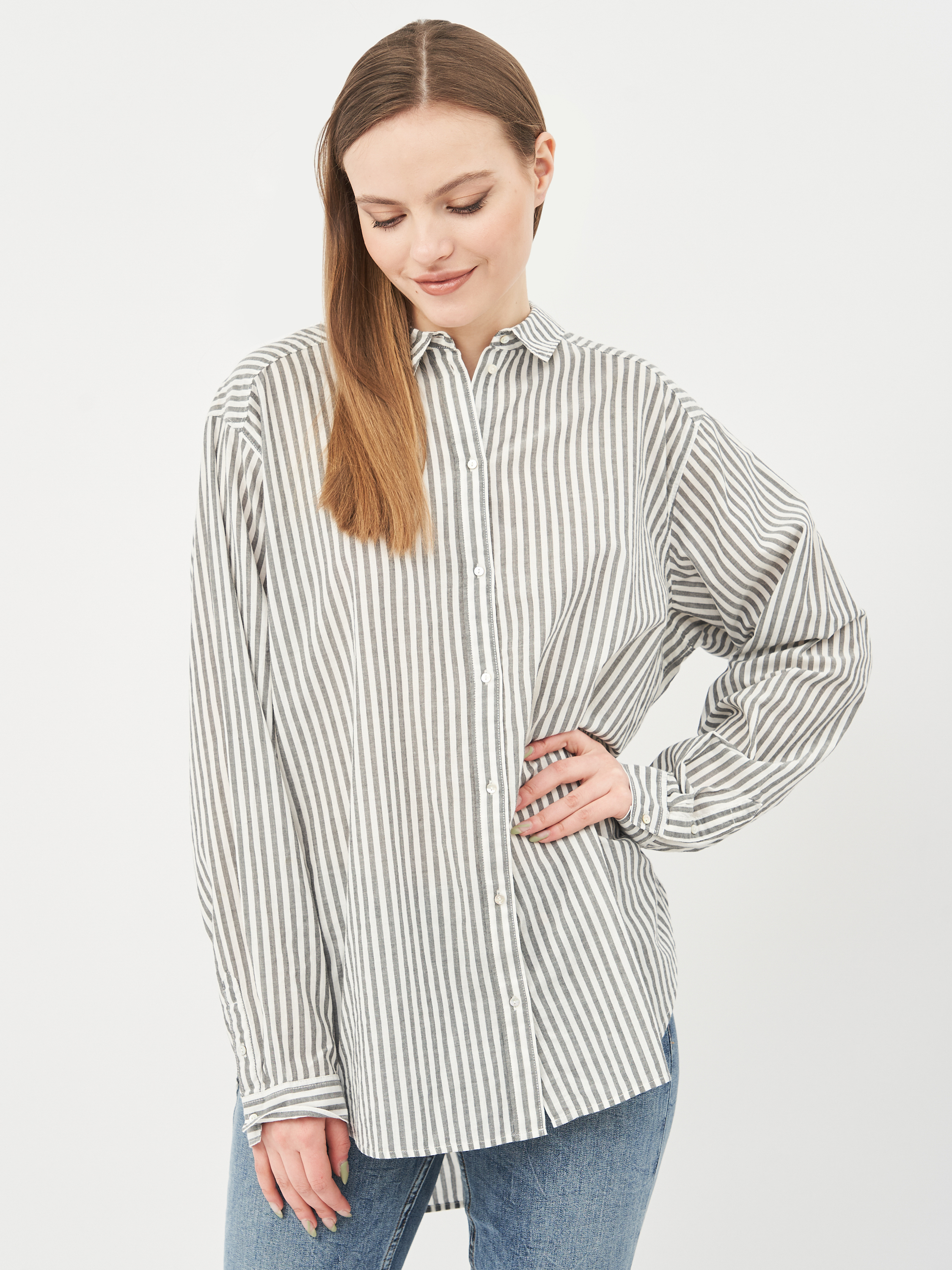 

Рубашка H&M KK2586021 46 Белая