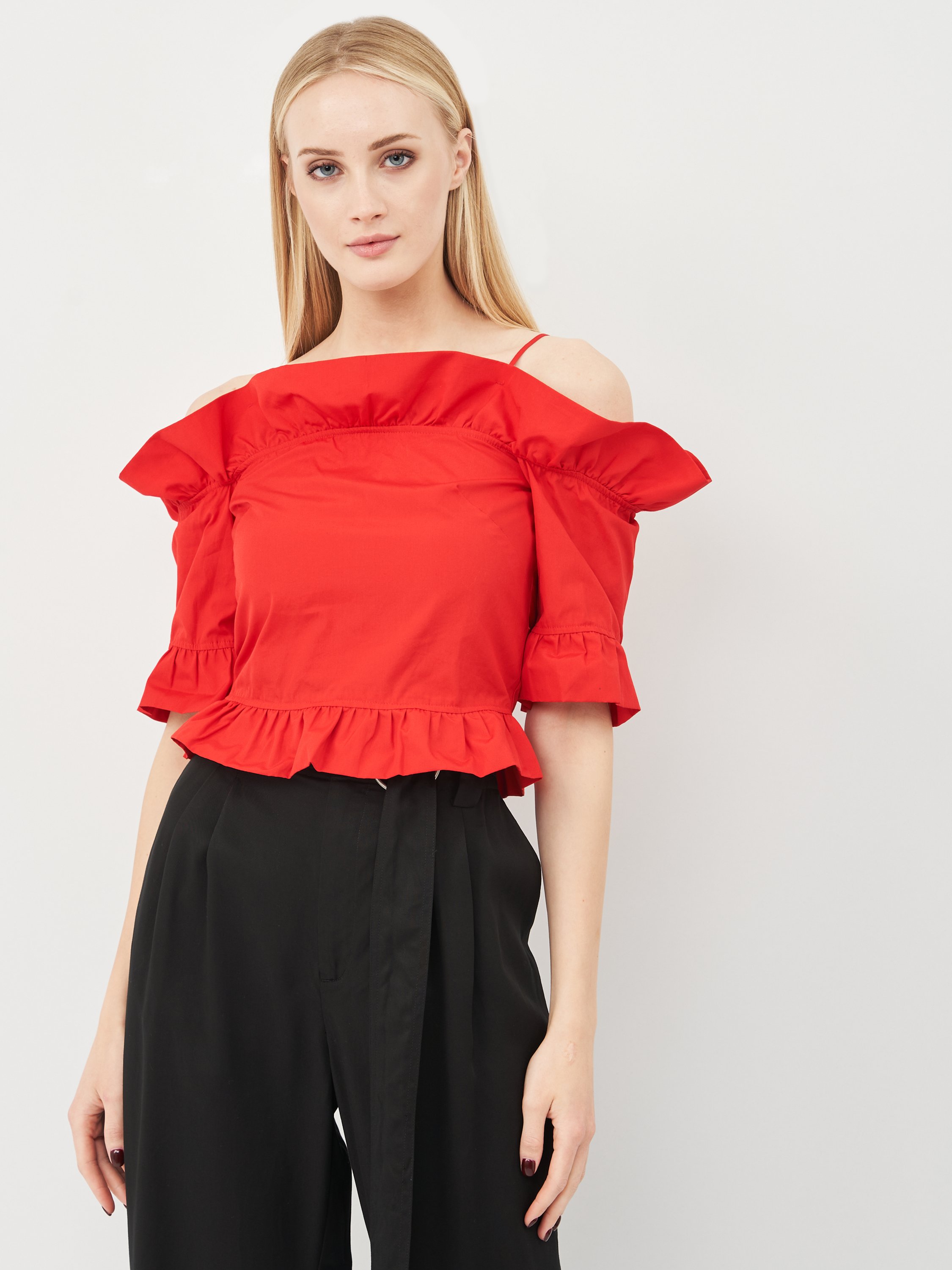 

Топ H&M KK5703336 34 Красный