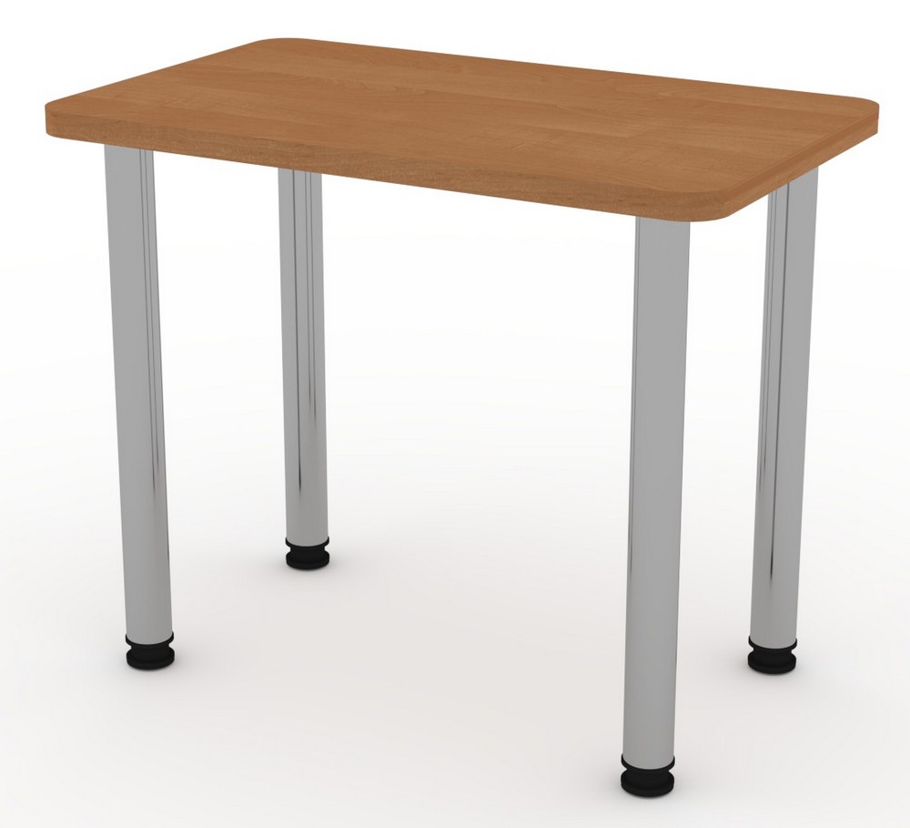 

Стол кухонный Компанит КС-9 ножки хром ольха