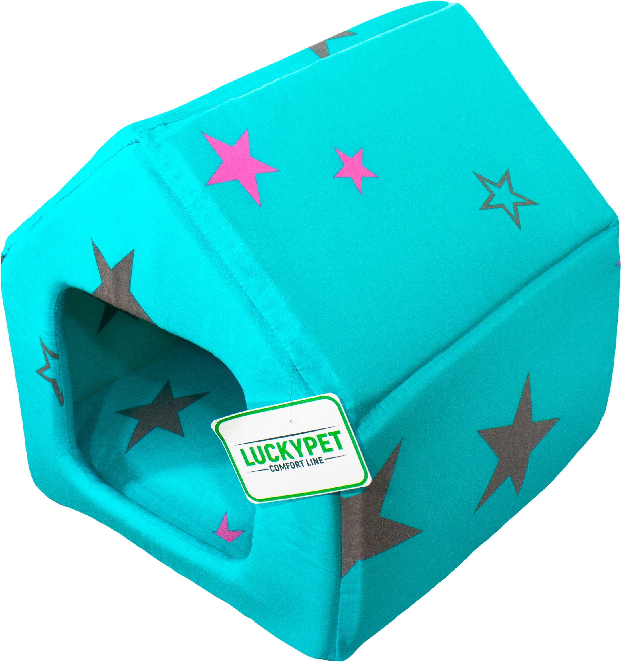 

Домик для собак Lucky Pet Джесси №3 38 x 48 x 43 см Бирюзовый