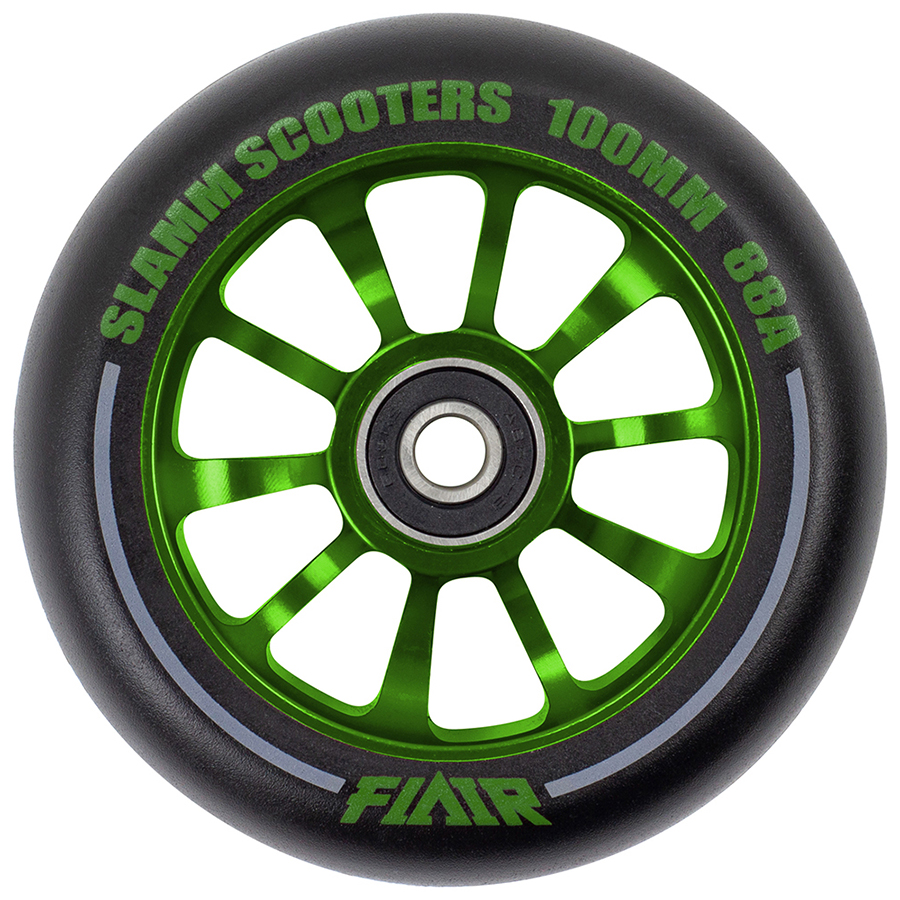 

Колесо для трюковых самокатов Slamm Flair 2.0 Green 100 мм (SL580-2GR)
