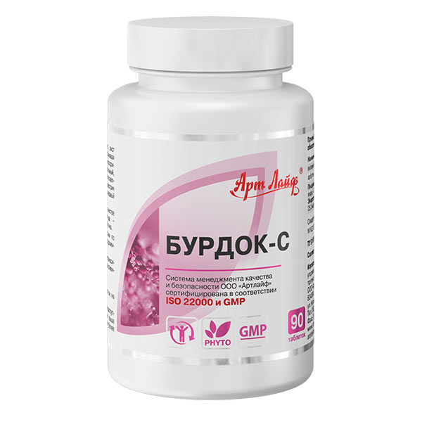 

Фитокомплекс ArtLife Бурдок-С 90 капсул AL5005