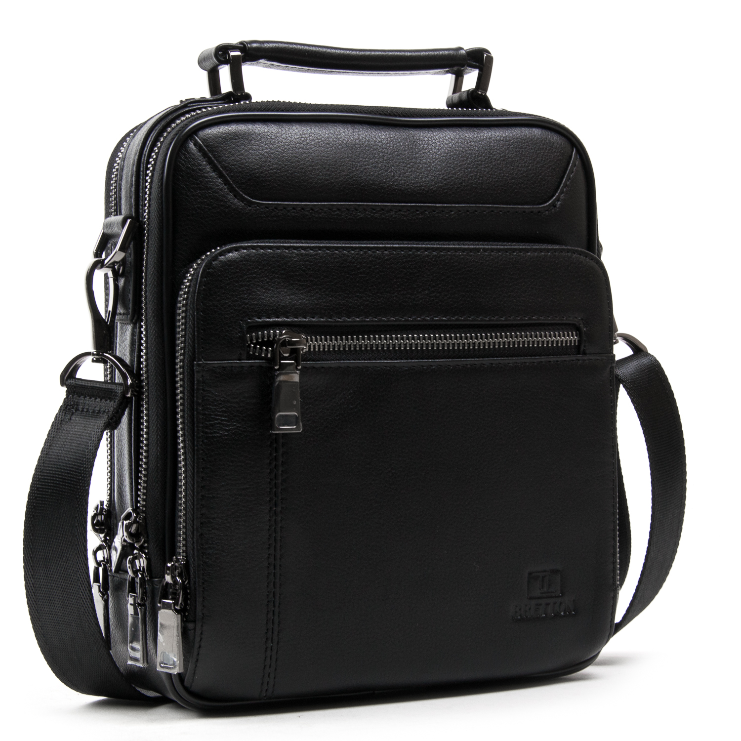 

Сумка Мужская Планшет кожаный BRETTON BE N9366-3 black