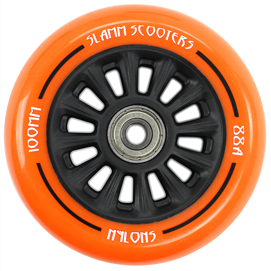 

Колесо для трюковых самокатов Slamm Ny-Core Orange 100 мм (SL509-OR)