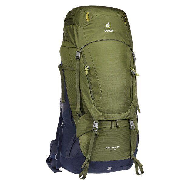 

Рюкзак туристический Deuter Aircontact 65+10 khaki-navy (3320519 2325)