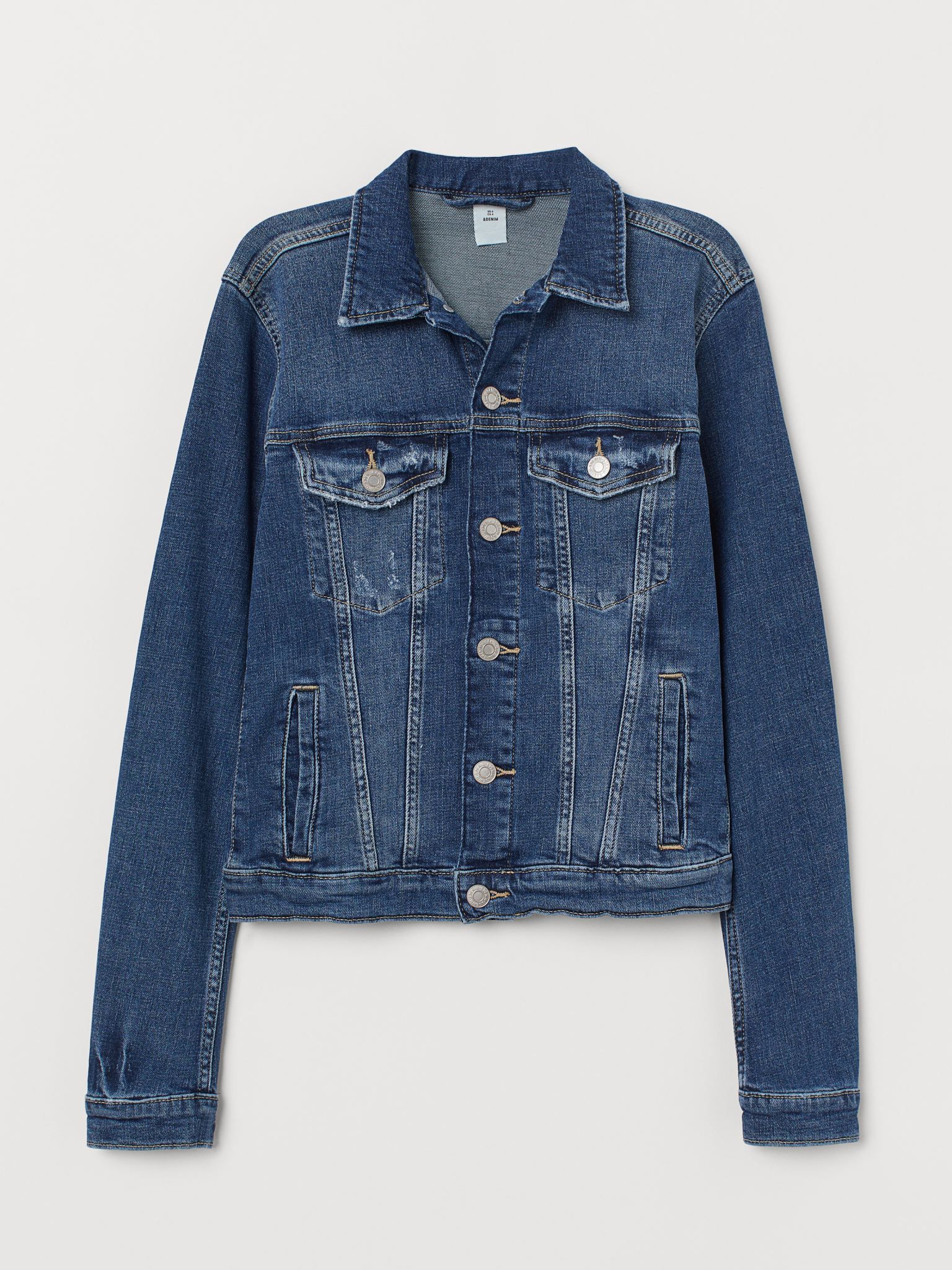 

Джинсовая куртка H&M 399061dm 44 Синяя