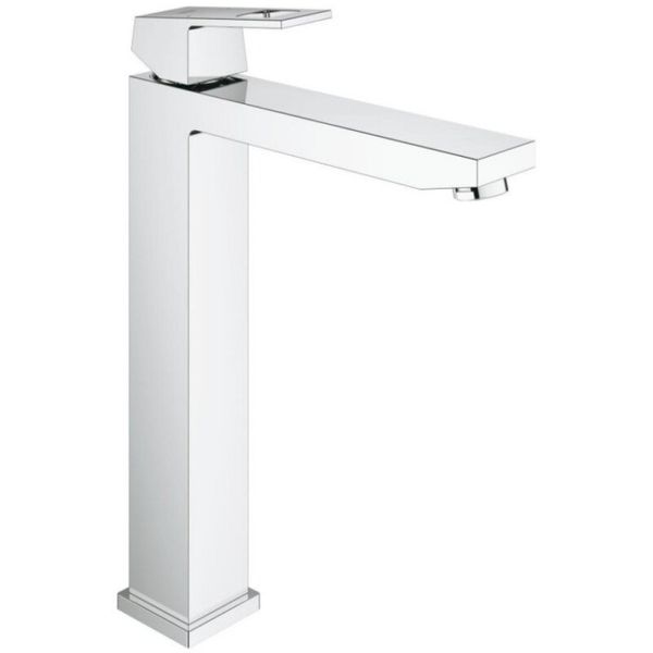 

Кран для умывальника одновентильный с высоким изливом GROHE хром EUROCUBE латунь 23406000