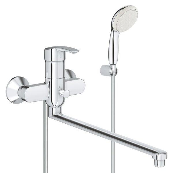 

Cмеситель в ванную однозахватный с длинным изливом GROHE хром MULTIFORM латунь 3270800A