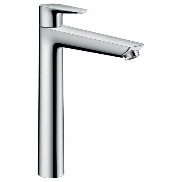 

Cмеситель для раковины однорычажный с высоким изливом HANSGROHE хром TALIS E латунь 71716000