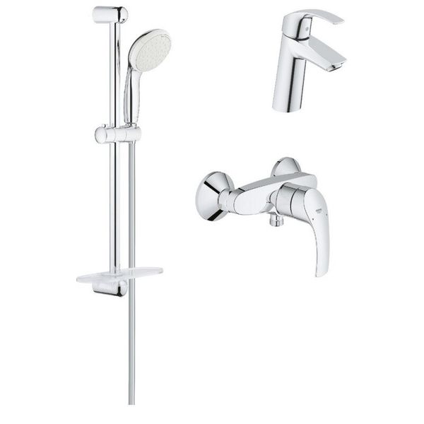 

Комплект смесителей в ванную GROHE хром EUROSMART латунь 123244M