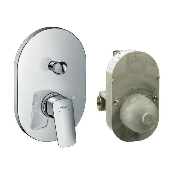 

Cмеситель встроенный HANSGROHE хром LOGIS латунь 71409000