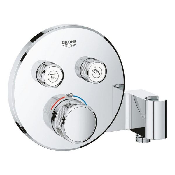 

Cмеситель внутреннего монтажа с термостатом GROHE хром GROHTHERM SMARTCONTROL латунь 29120000