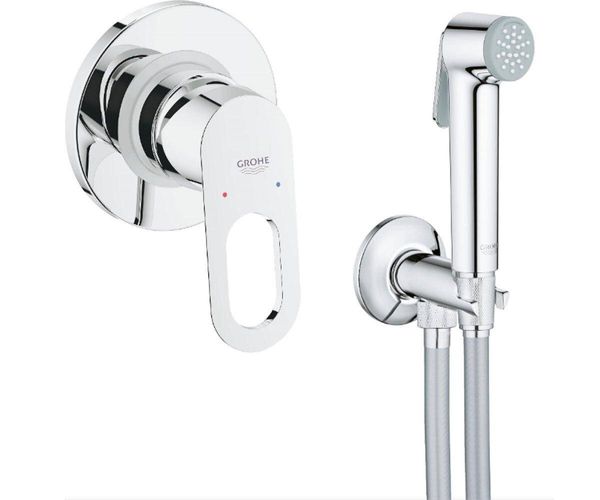 

Cмеситель скрытого монтажа гигиенический для биде GROHE хром BAU LOOP пластик 2904200B