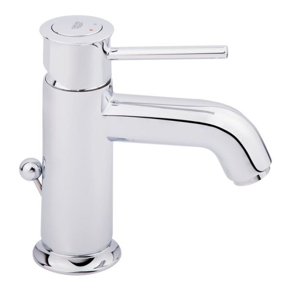 

Cмеситель для раковины однорычажный GROHE хром BAU CLASSIC латунь 23161000