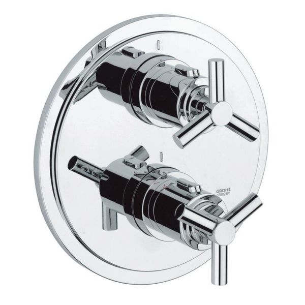 

Кран скрытого монтажа с термостатом GROHE хром ATRIO латунь 19394000