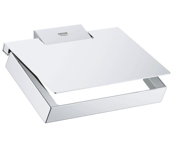 

Подставка для туалетной бумаги с крышкой GROHE хром SELECTION CUBE 40781000