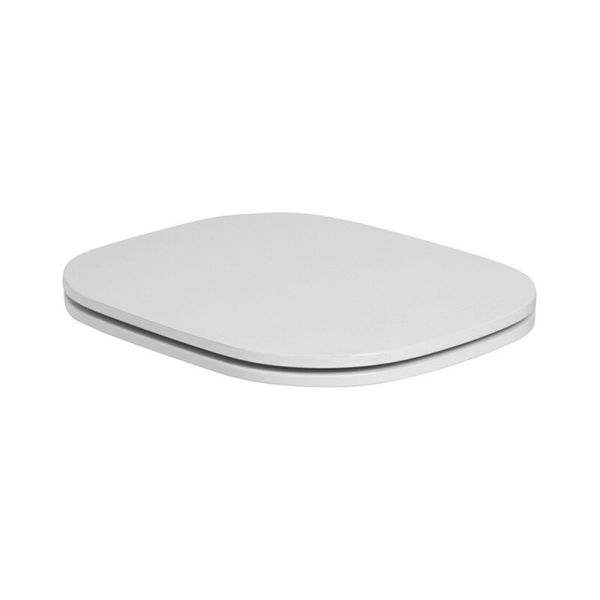 

Крышка для унитаза с микролифтом 430мм x 360мм AZZURRA Glaze дюропласт белый быстросъемное 120мм между креплениями GLZ1800F