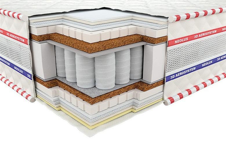 

Ортопедический матрас Неолюкс 3D Империал Латекс-Кокос Зима-лето PS 140х200