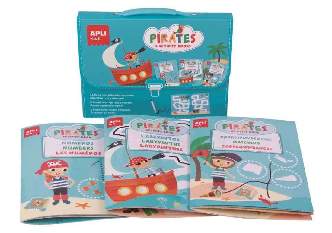 

Портфель с игровыми книгами-заданиями ApliKids АплиКидс Пираты (8410782182474)