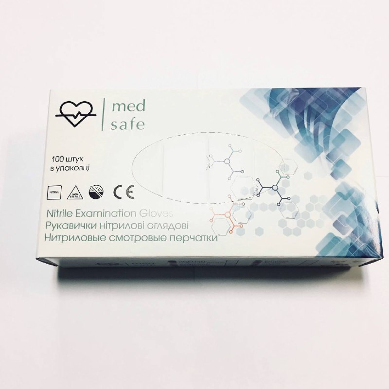 

Перчатки нитриловые Medsafe S Black