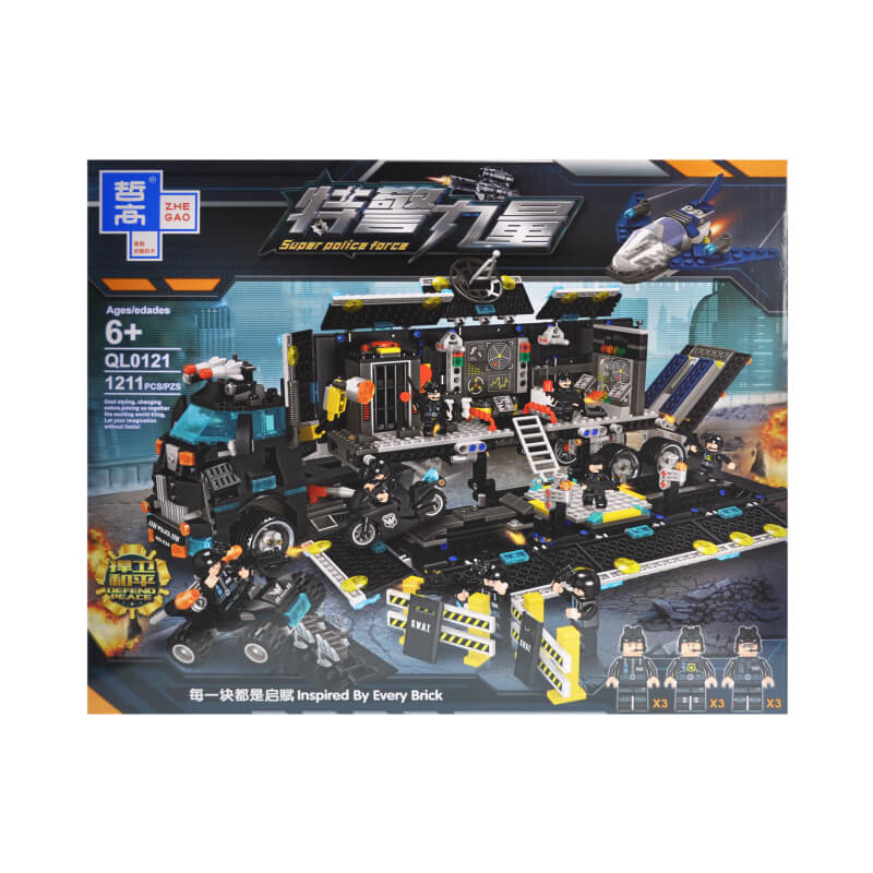 

Конструктор QL0121 «Военная техника» 1211 деталей A-Toys (QL0121)