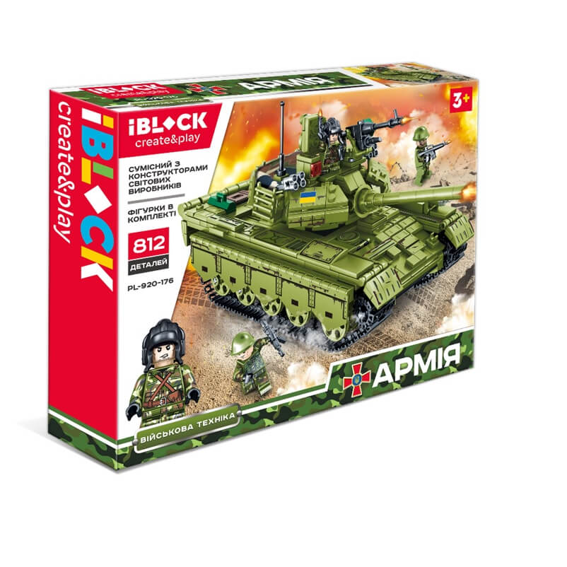 

Конструктор iBlock PL-920-176 «Танк» 812 деталей iBlock (PL-920-176)