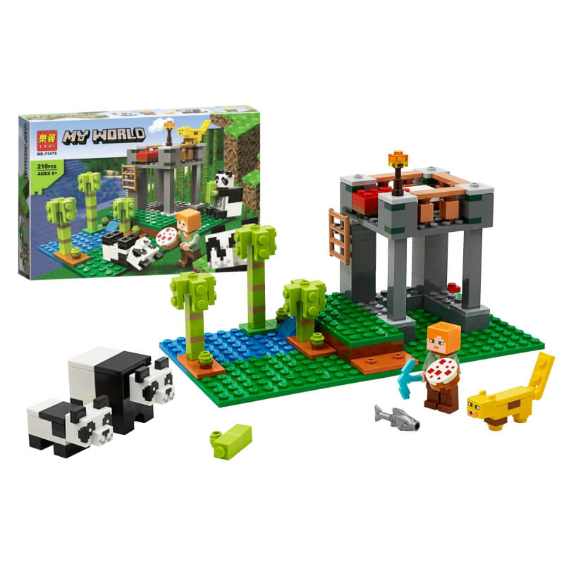 

Конструктор 11475 «MINECRAFT Ферма панд» 210 деталей A-Toys (11475)