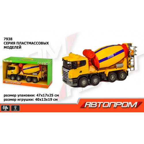

Машина АВТОПРОМ инерционная со светом и звуком 7844B Автопром (7844B)