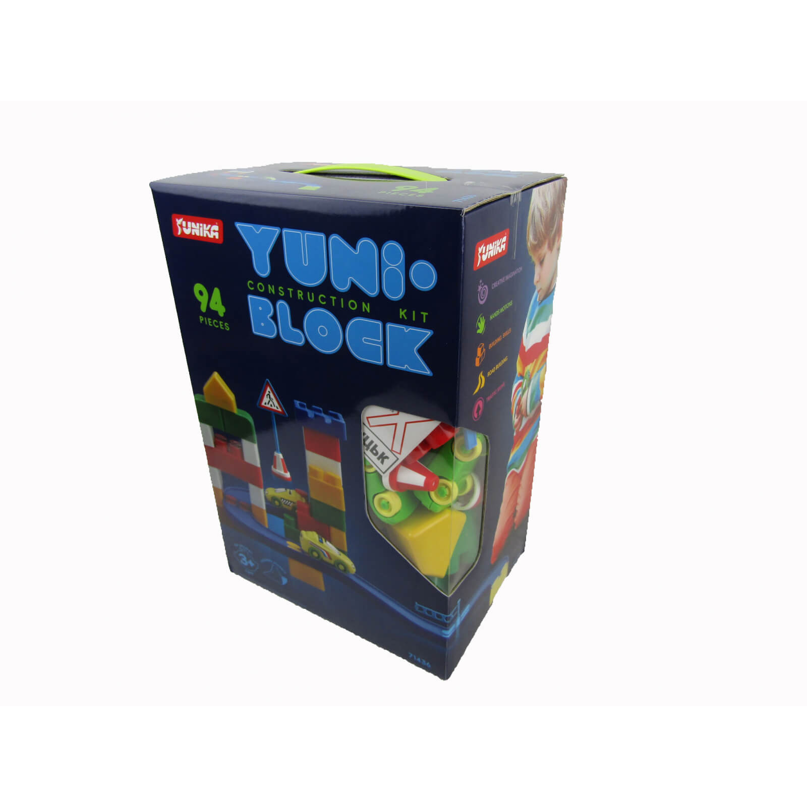 

Конструктор блочный Юника «YUNI-BLOK» 94 детали Юника (1)
