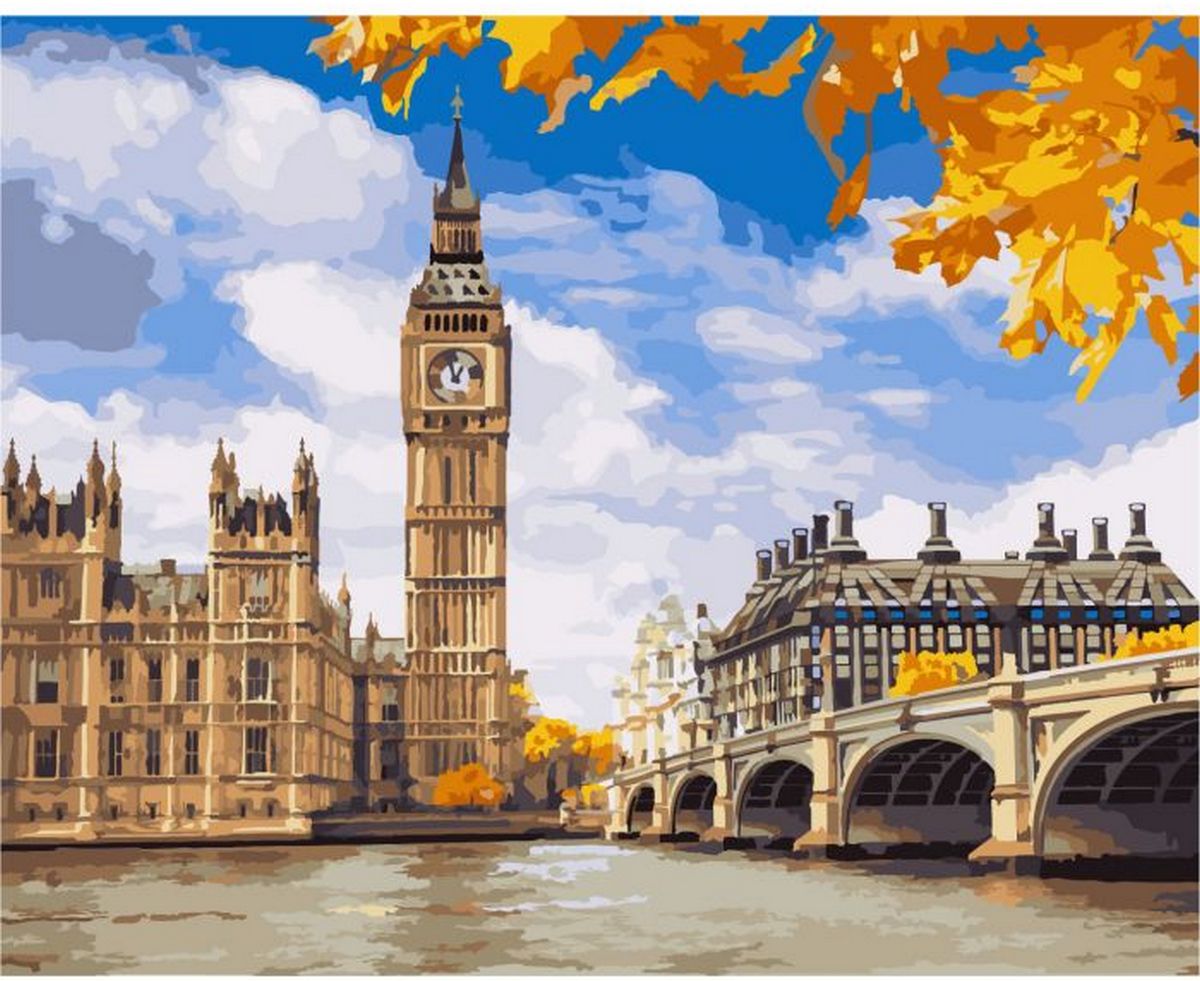 

Картина по номерам «Осенний Лондон» Идейка (КНО2134)