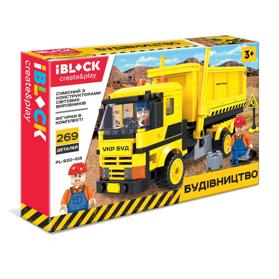 

Конструктор iBlock PL-920-105 «СТРОЙКА» 269 деталей iBlock (PL-920-105)