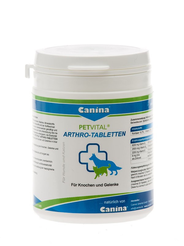 

Таблетки для суставов Canina Petvital Arthro-Tabl 180 шт