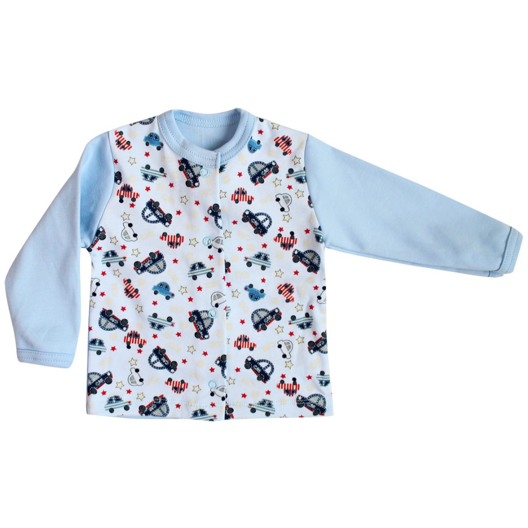 

Кофта дитяча 62 см. голубий PZ14-Mashynky-Blue-20 Ladan