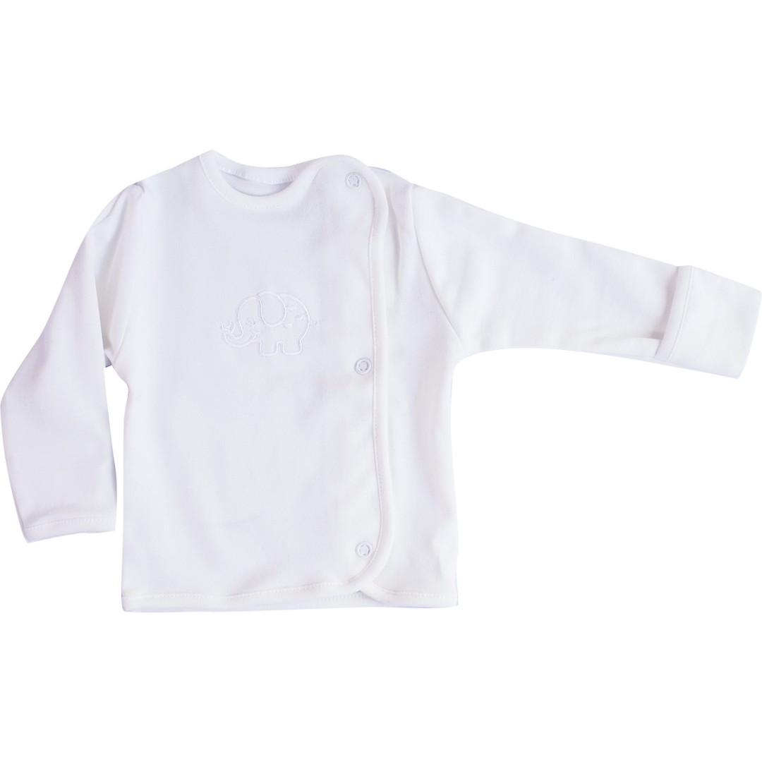 

Кофта новонароджених 56 см. білий KF3-1-white-18 Ladan