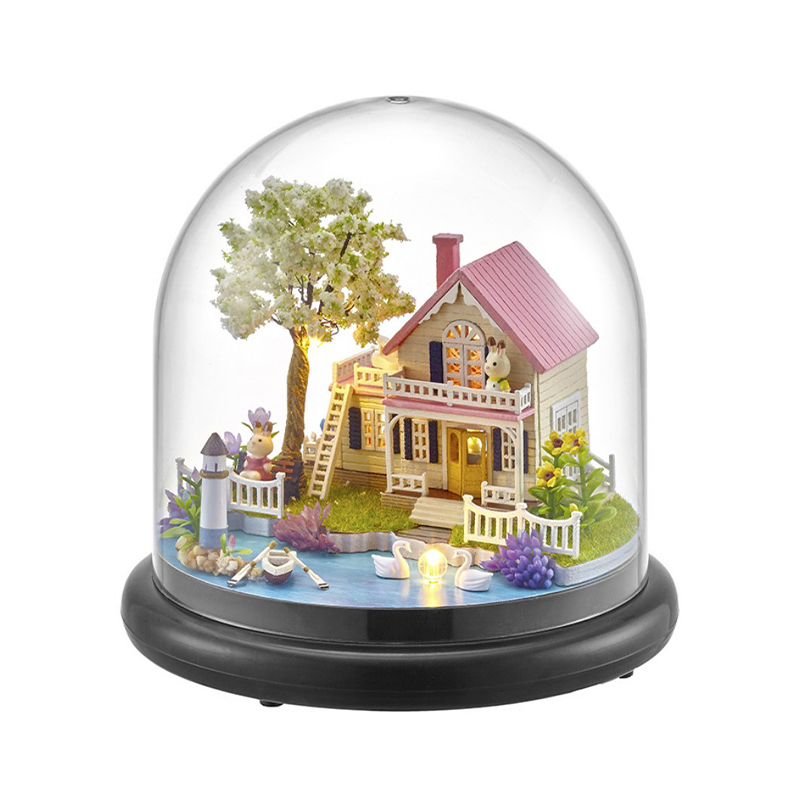 

3D Румбокс кукольный дом конструктор под куполом DIY Cute Room ZQW-2021 Весенняя Прогулка