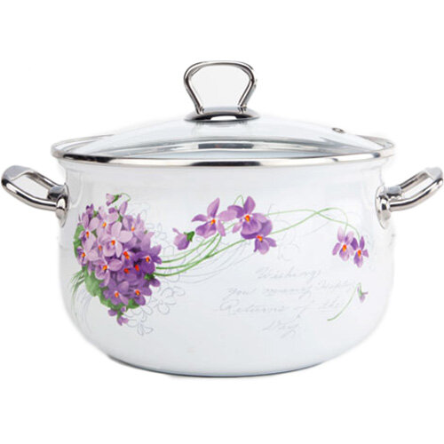 

Каструля Gusto Бузкова мелодія Premium 24 см, 5,7 л