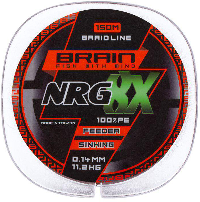 

Шнур Brain NRG 8X sinking 150 м 0.14 мм 11.2 кг Коричневый (18582084)