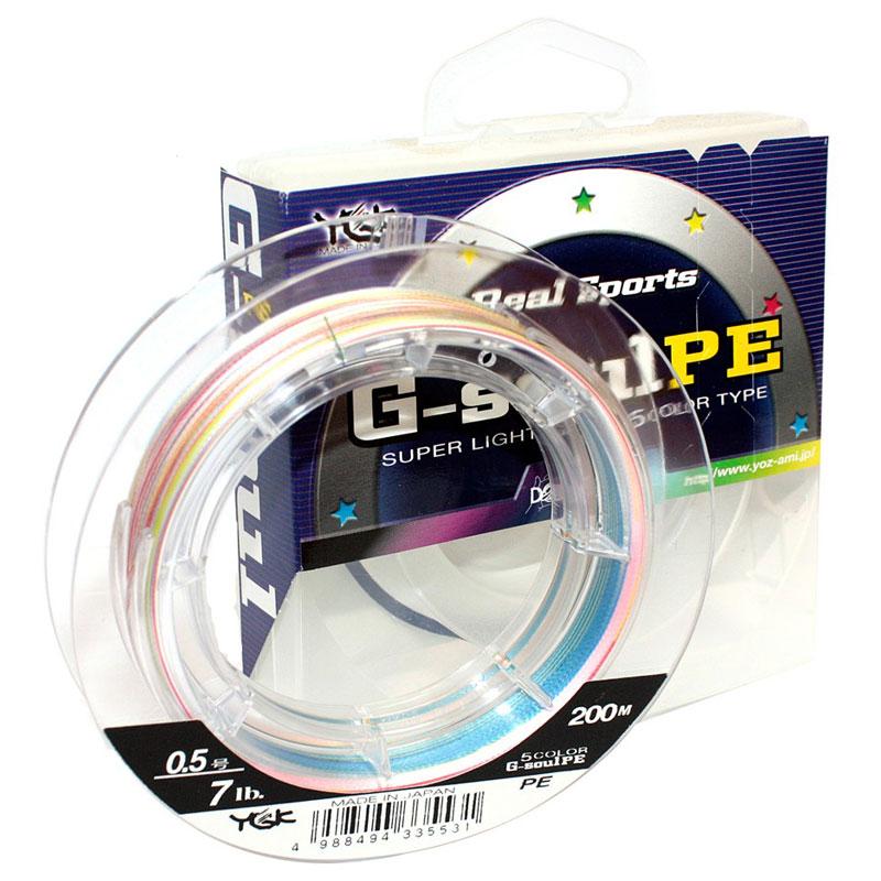 

Шнур YGK G-Soul PE 5 Colors 200m #0.6/8lb (5545.02.06)