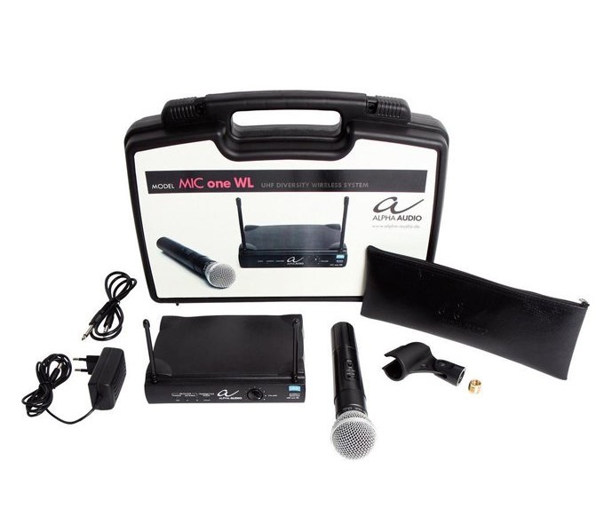 

Беспроводная микрофонная радиосистема Alpha Audio Mic one WL