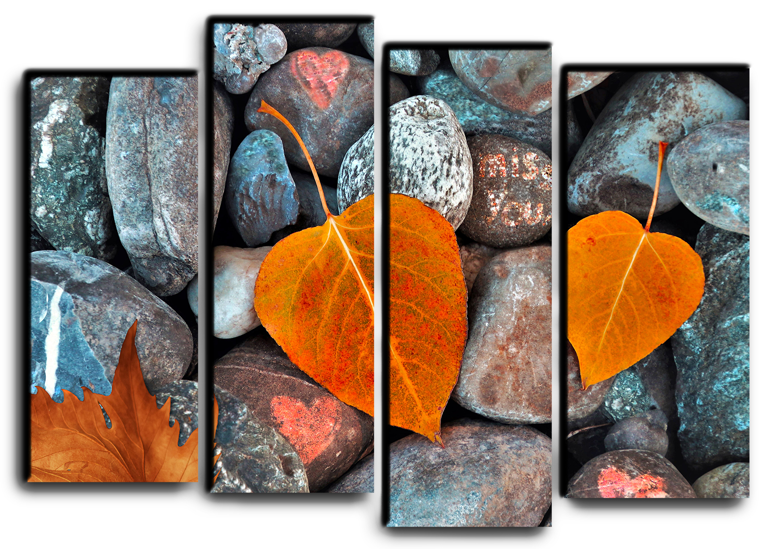 

Модульная картина на холсте из 4 частей аккорды осени осенний пляж Hotel Arizona HD 82 см x 112 см