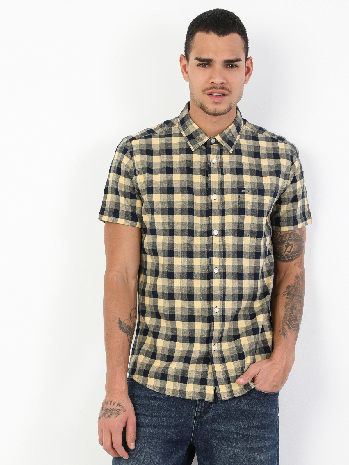 

Рубашка Colin's CL1048525YLW L Yellow