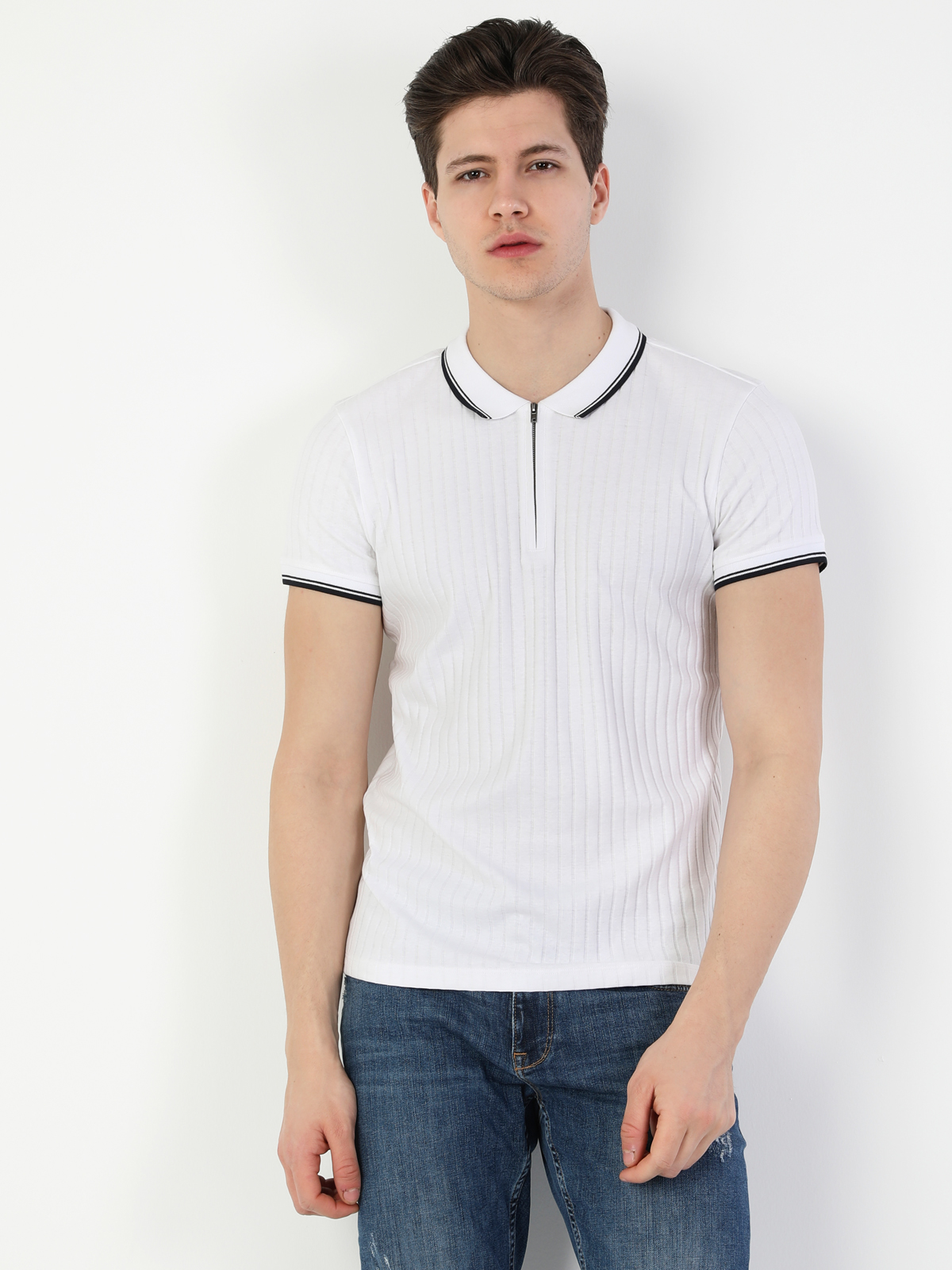 

Поло Colin' CL1049471WHT  White, Поло Colin's CL1049471WHT S White