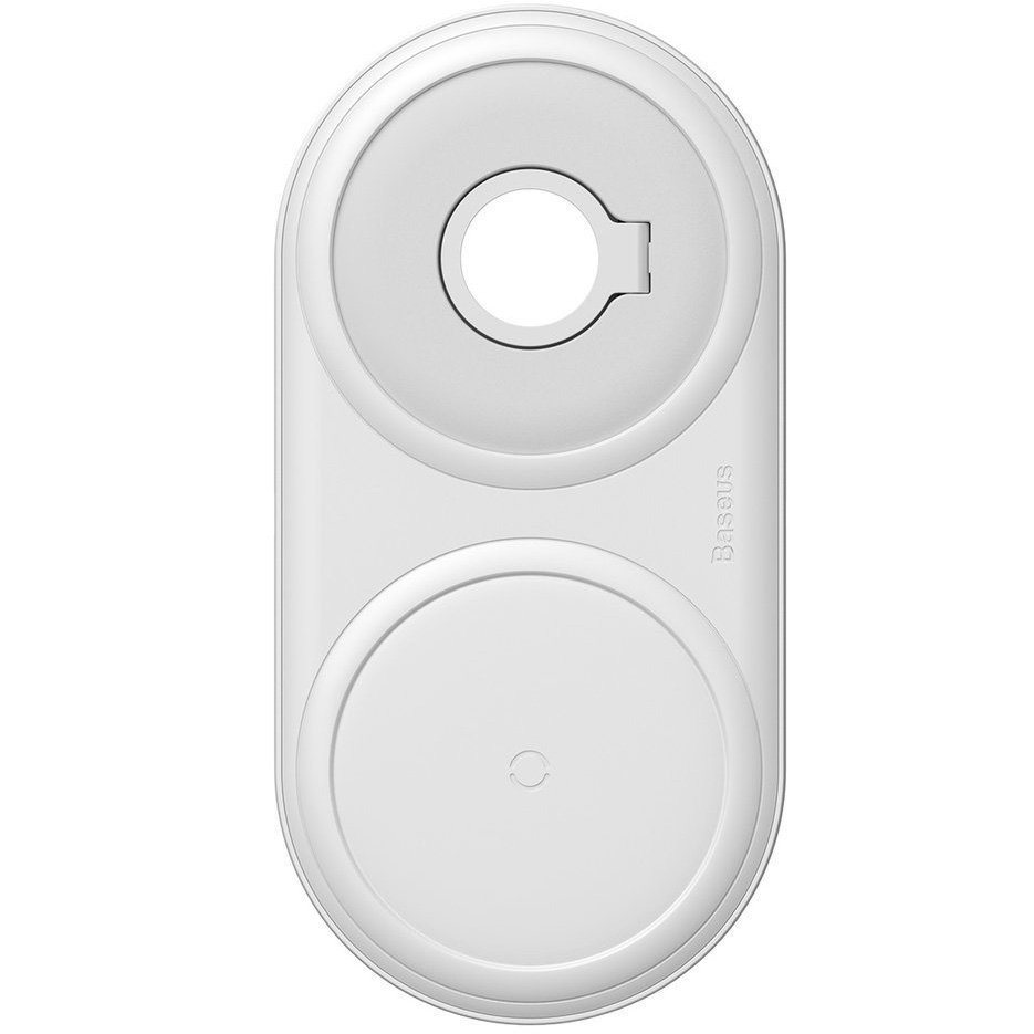 

Бездротовий зарядний пристрій Baseus Planet 2in1 cable White (WXPL-B02)